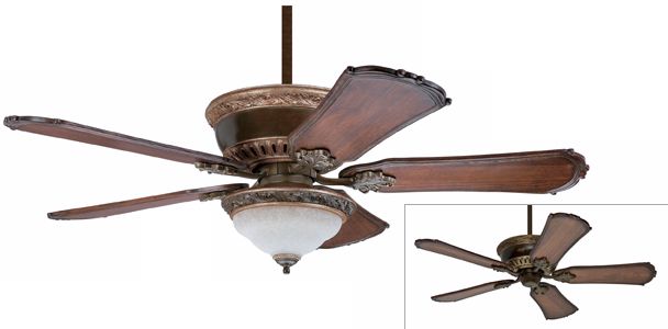52" Hunter Burcham Brushed Walnut Finish Ceiling Fan