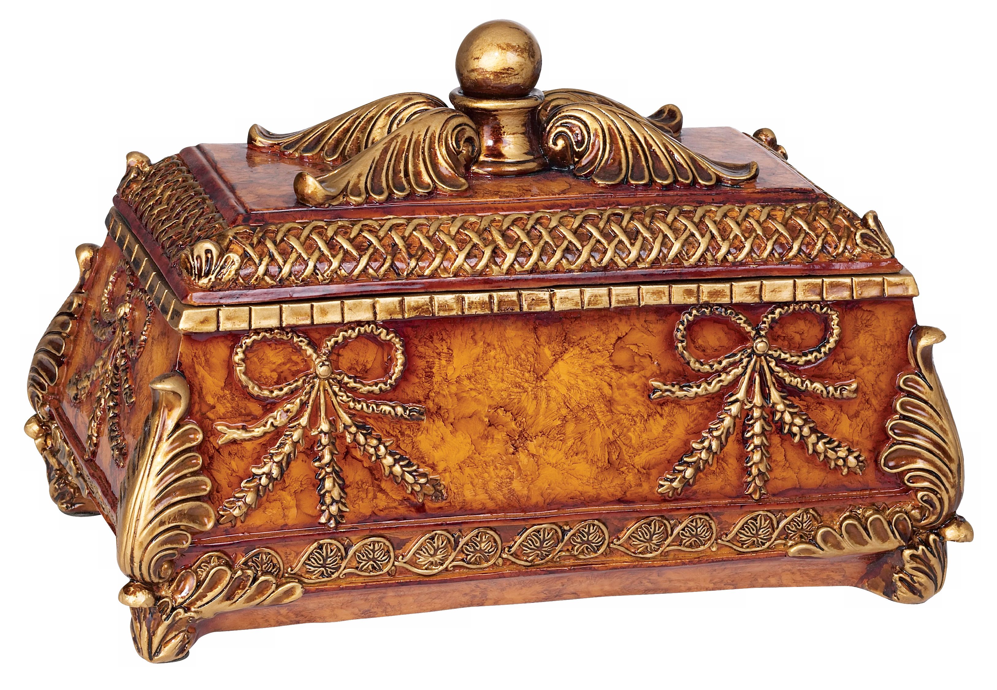Daria Gold Decorative Box