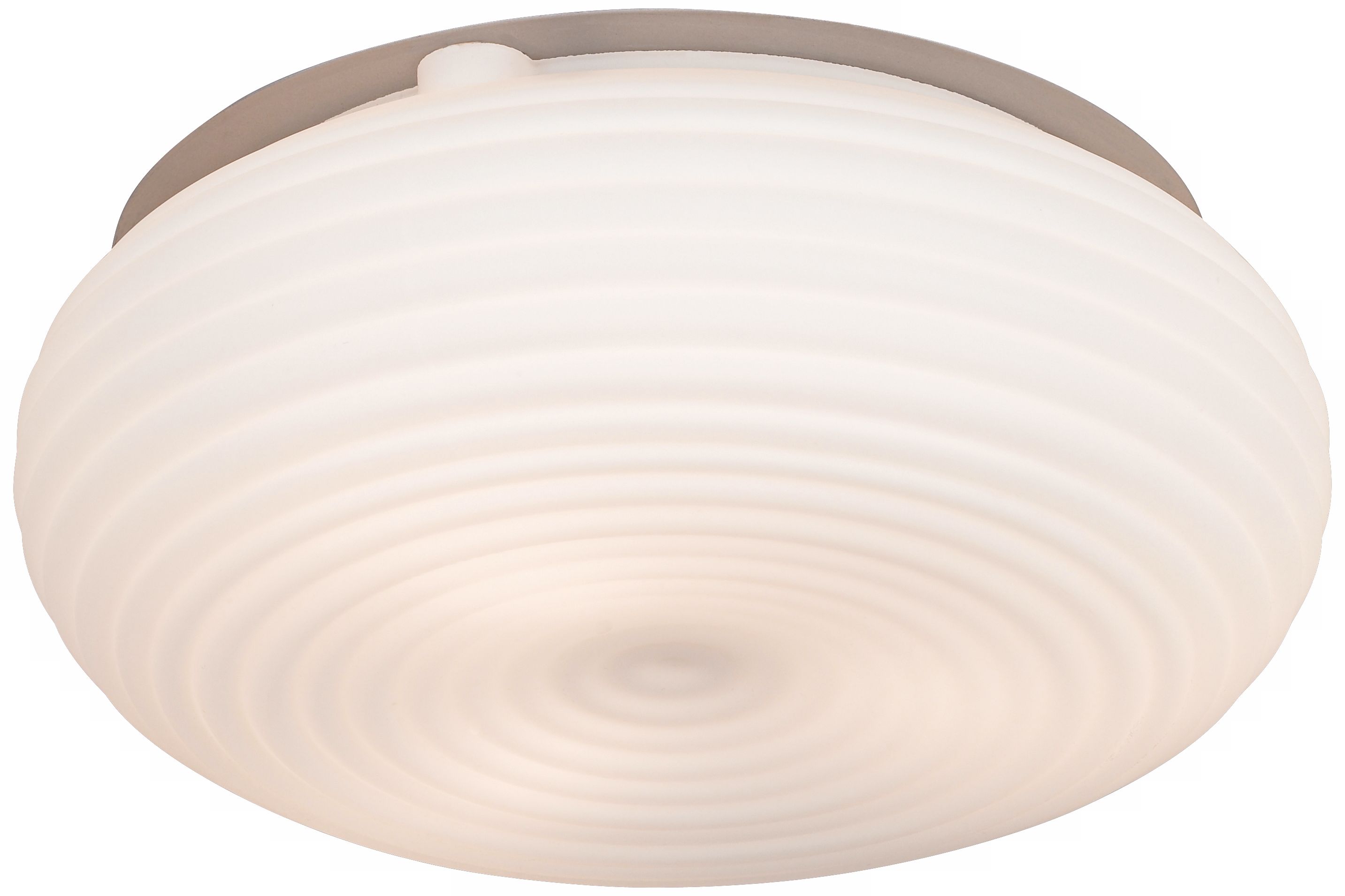 Possini Euro Design Ribbed Glass 12 Wide Ceiling Fixture K4753
