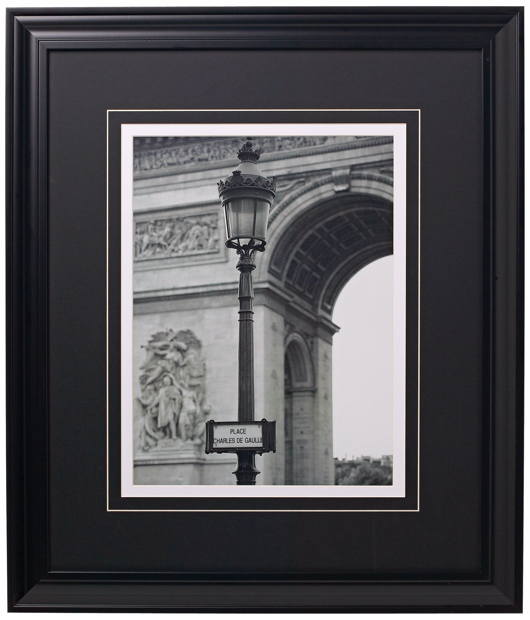 Arc de Triomphe Glass Covered 24" High Print