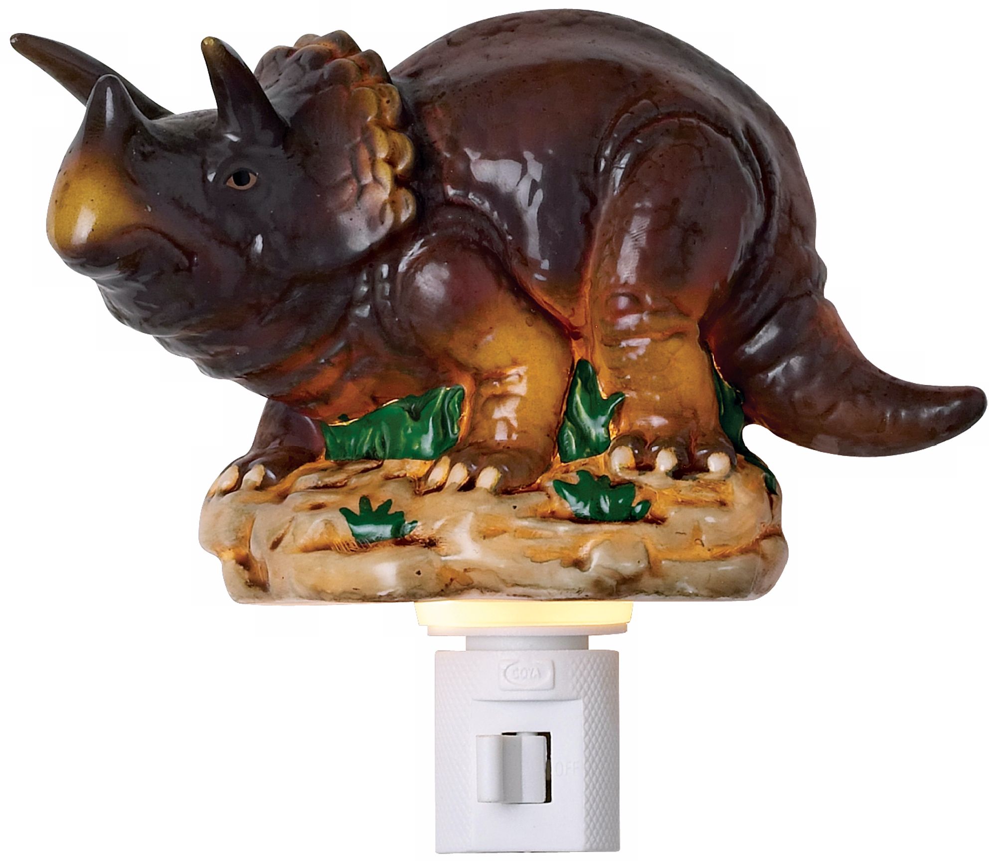 Triceratops Dinosaur Night Light