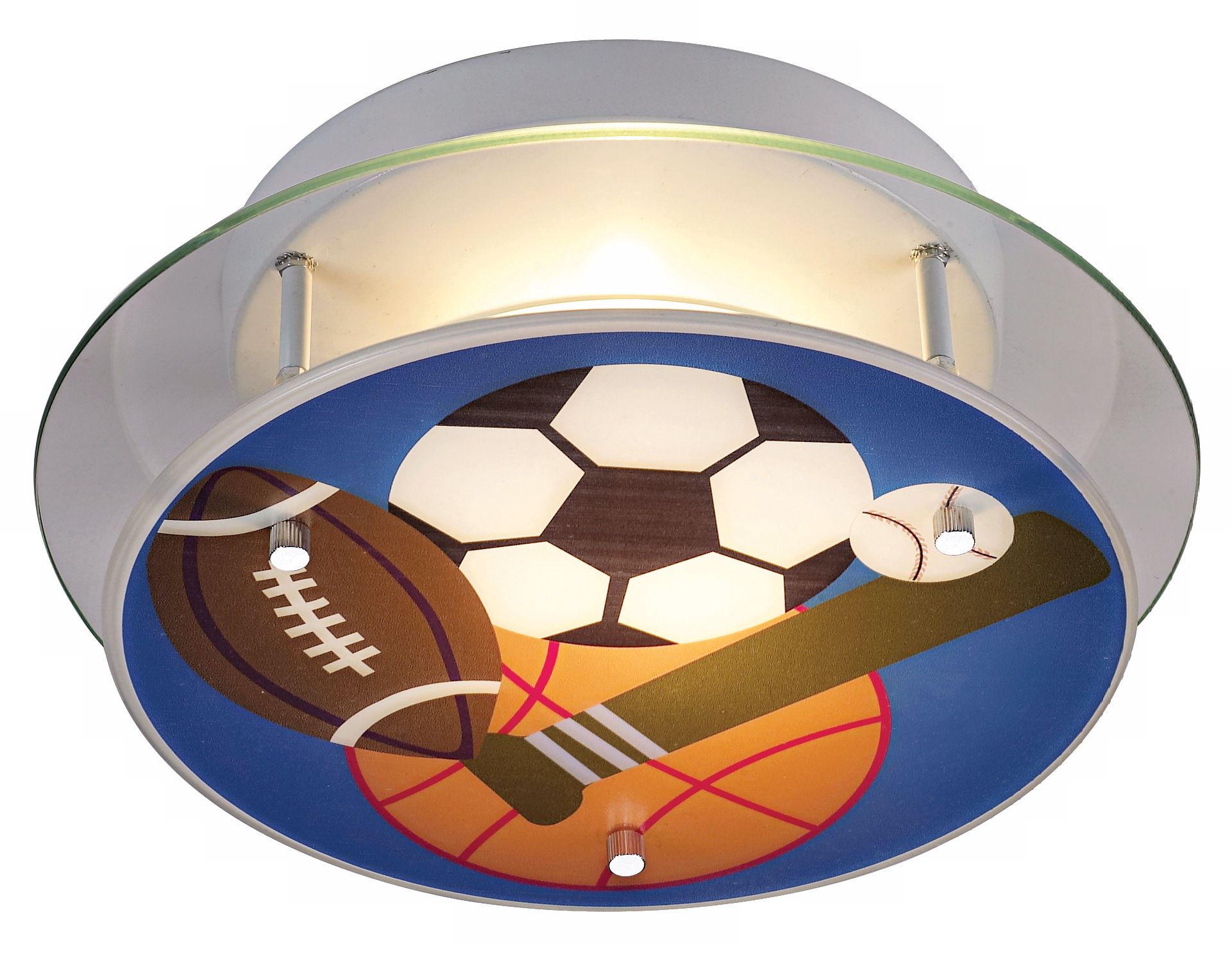 Sports Semiflush Ceiling Light