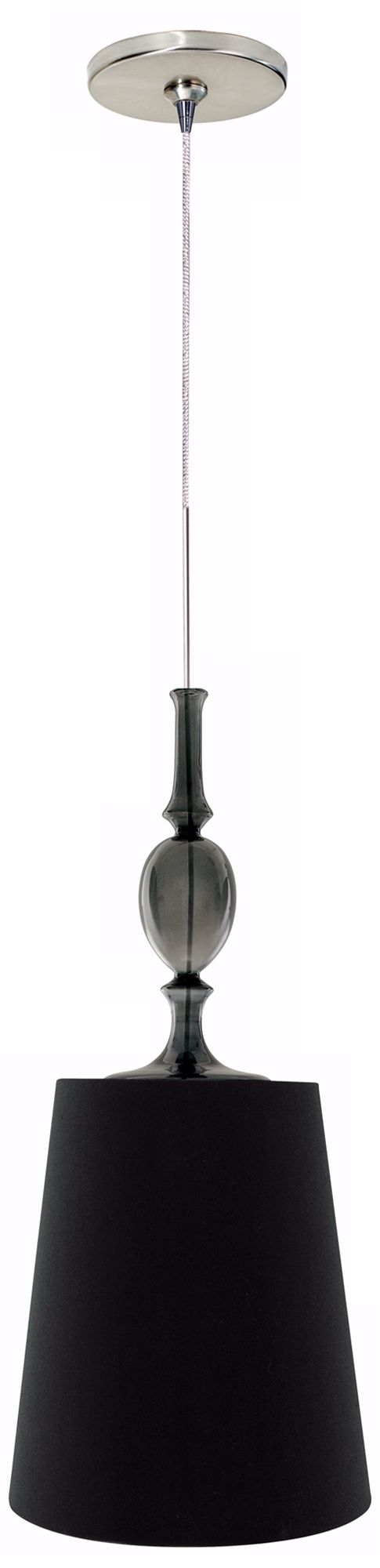 Kiev Black with Smoke Glass Tech Lighting Mini Pendant