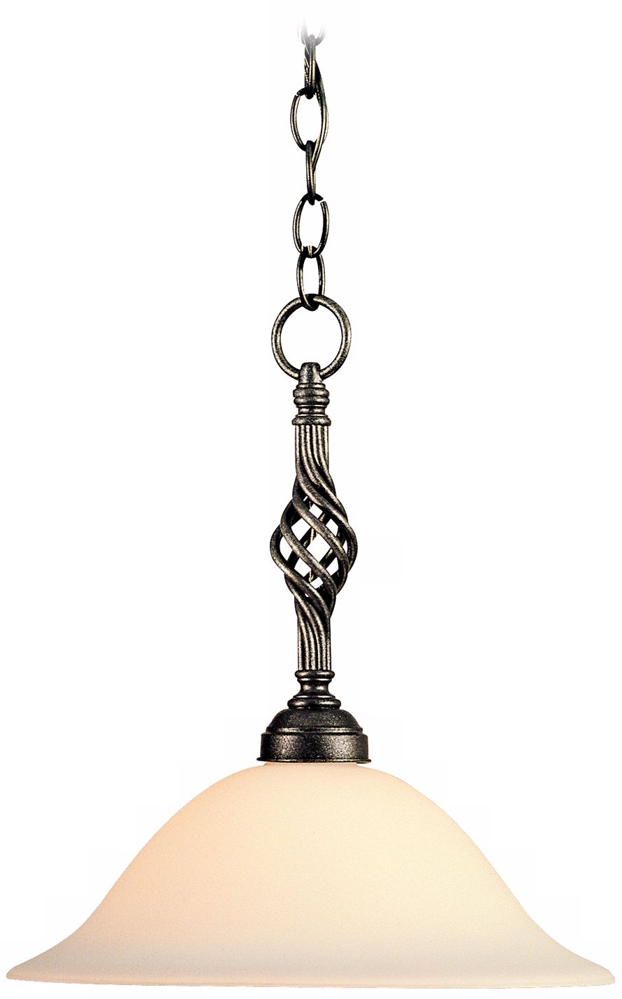 Hubbardton Forge Twist Basket 13" Wide Pendant Chandelier