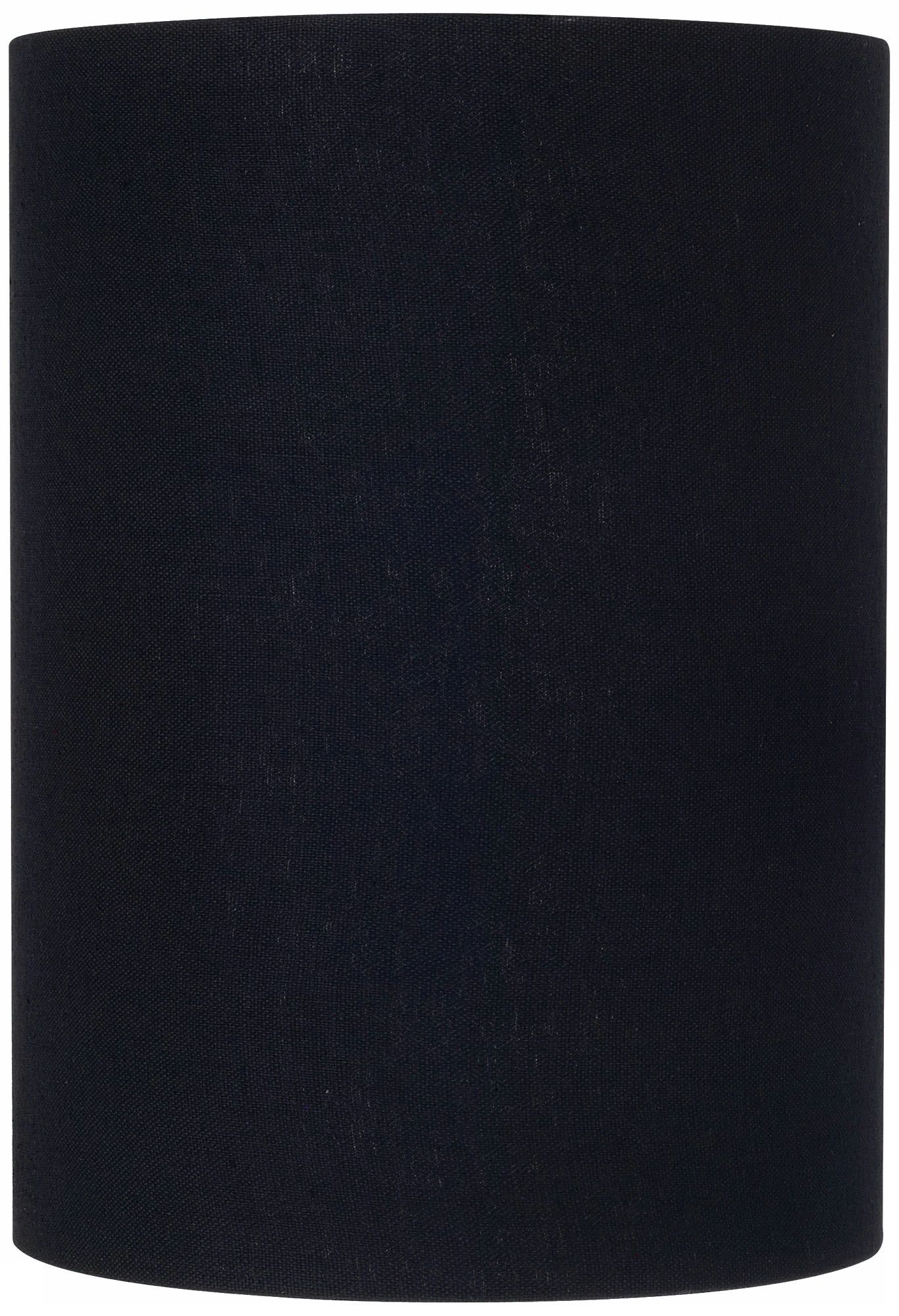 Black Linen Cylinder Lamp Shade 8x8x11 (Spider)