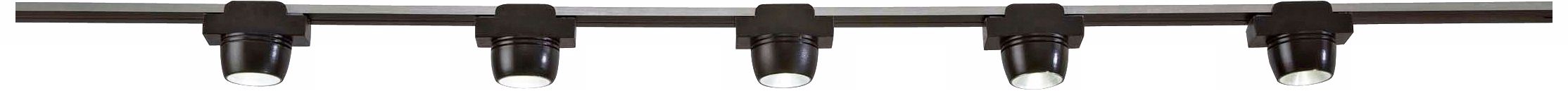 LED Energy Efficient Bronze 5-Light Track Rail Kit