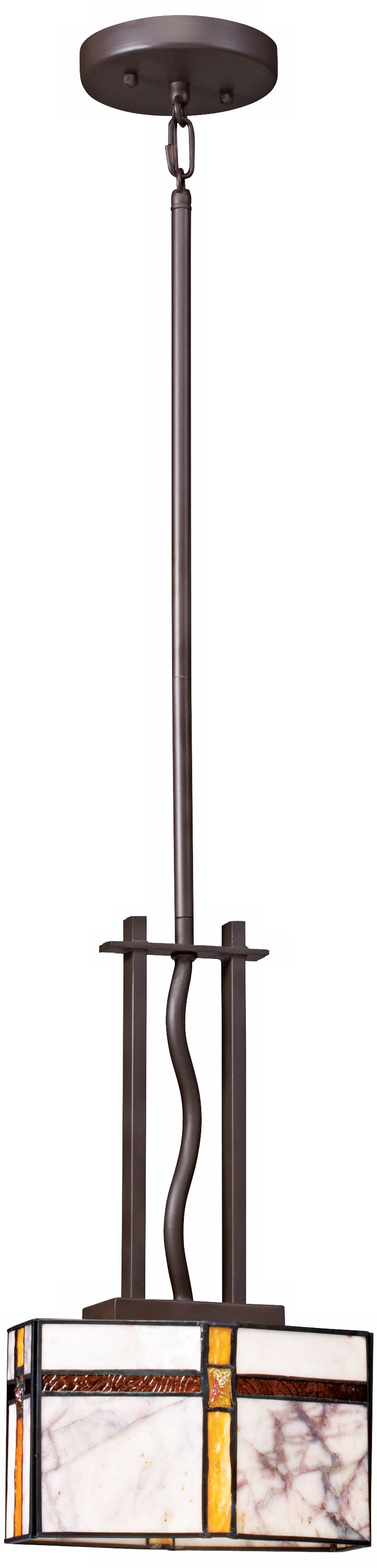 Tacoma Collection Tiffany Art Glass Mini Pendant Light