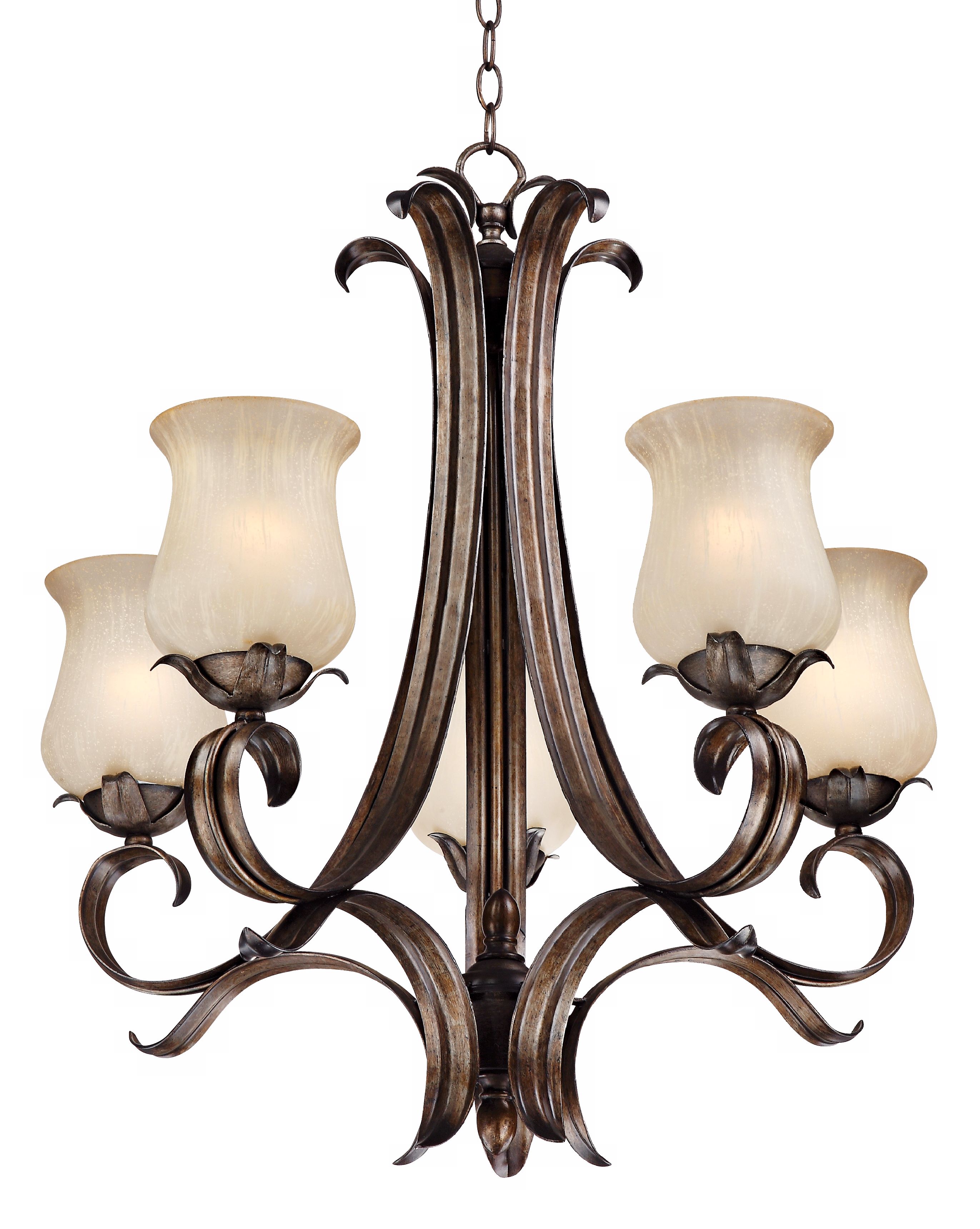 Floret Collection Bronze 25 1/2" Wide Chandelier