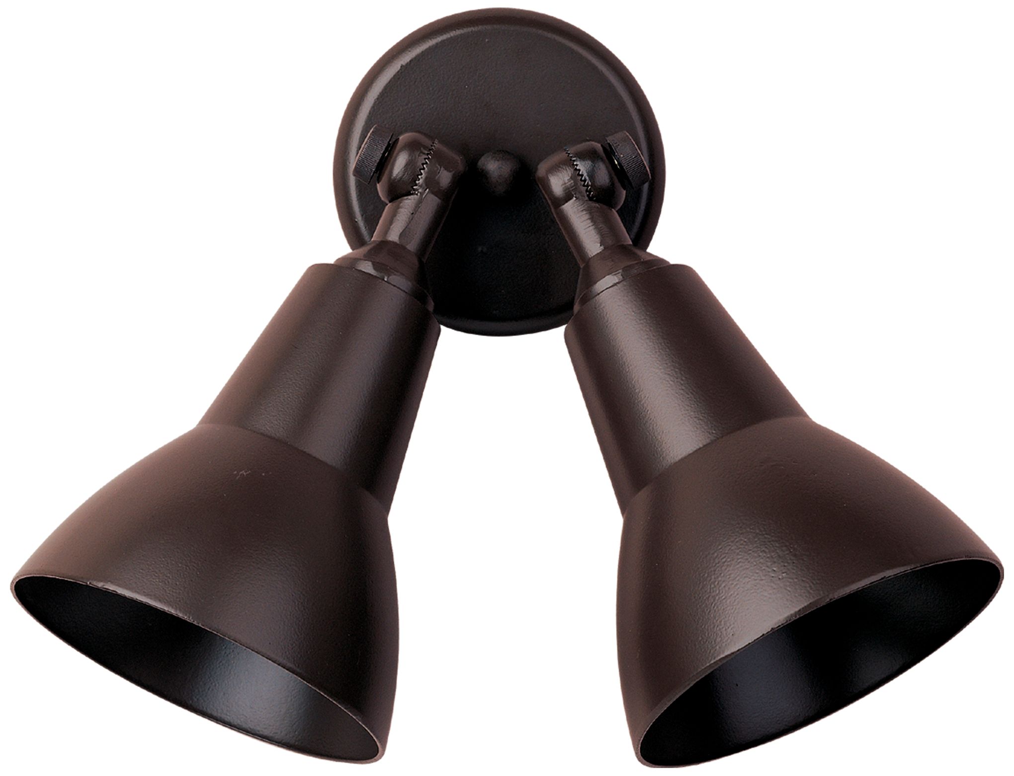 Cast Aluminum Wet Location Bronze Finish Double Floodlight