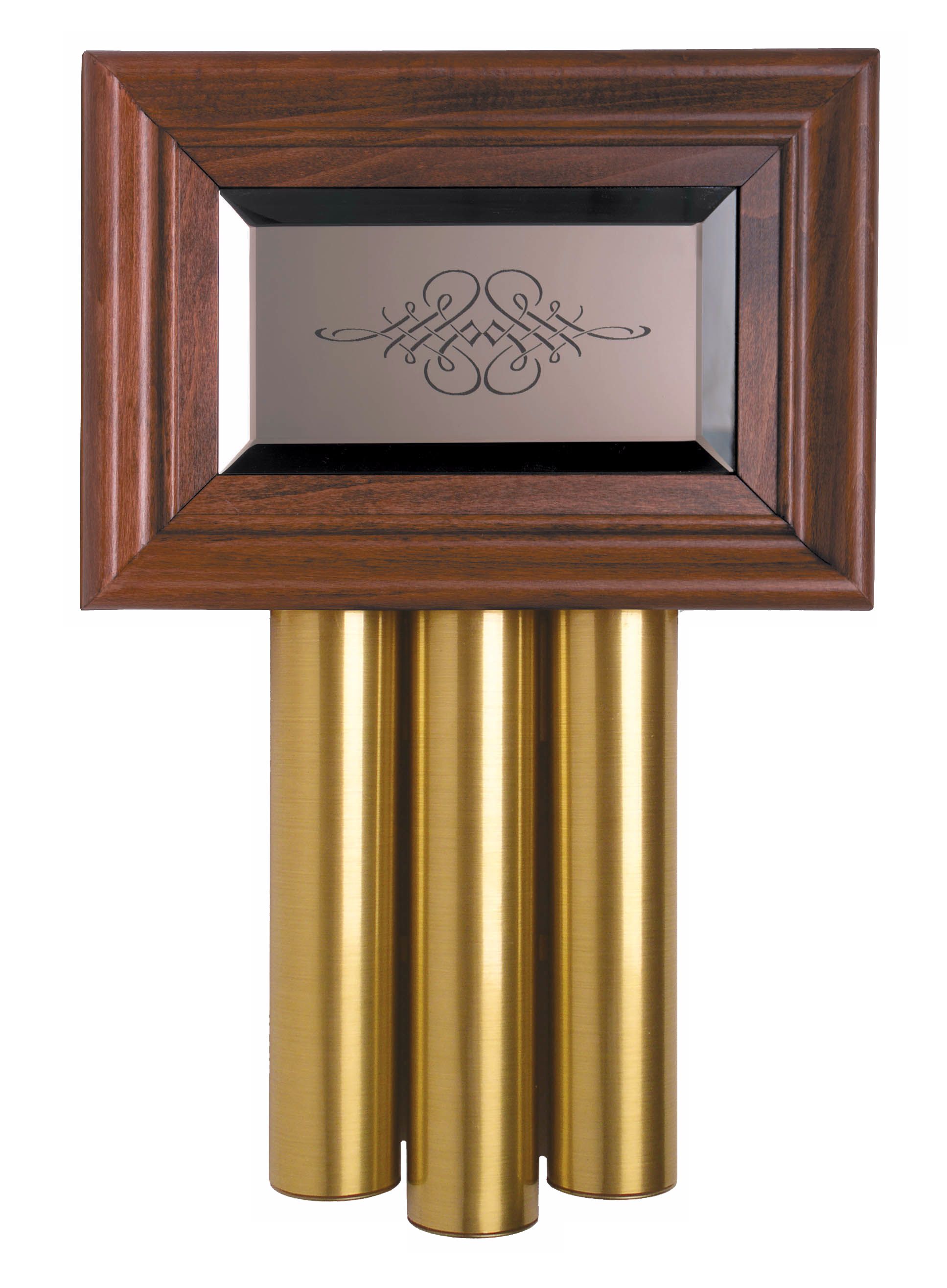 Traditional Mahogany with Etched Mirror Door Chime