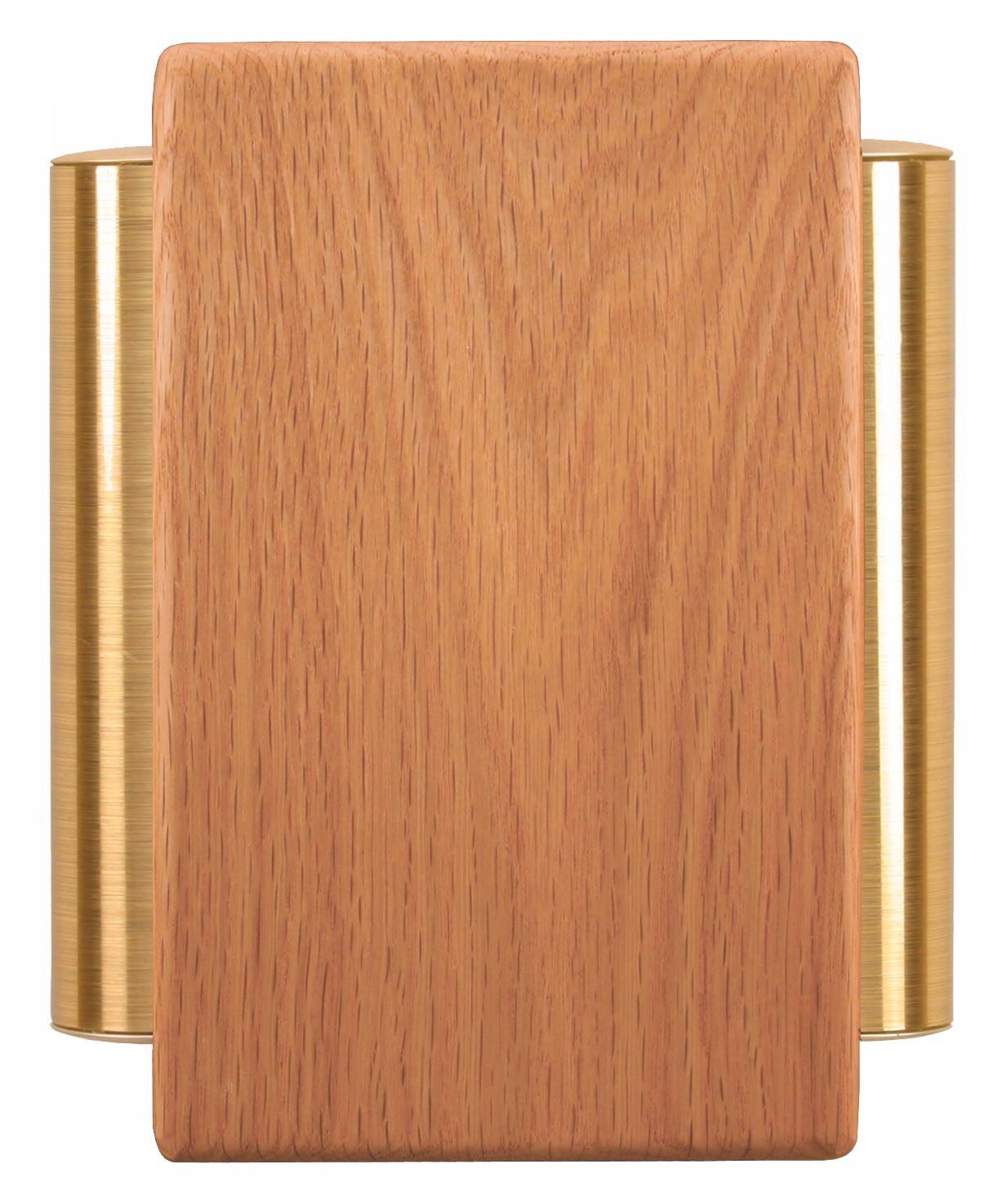 Classic Golden Oak with Satin Brass Tube Door Chime