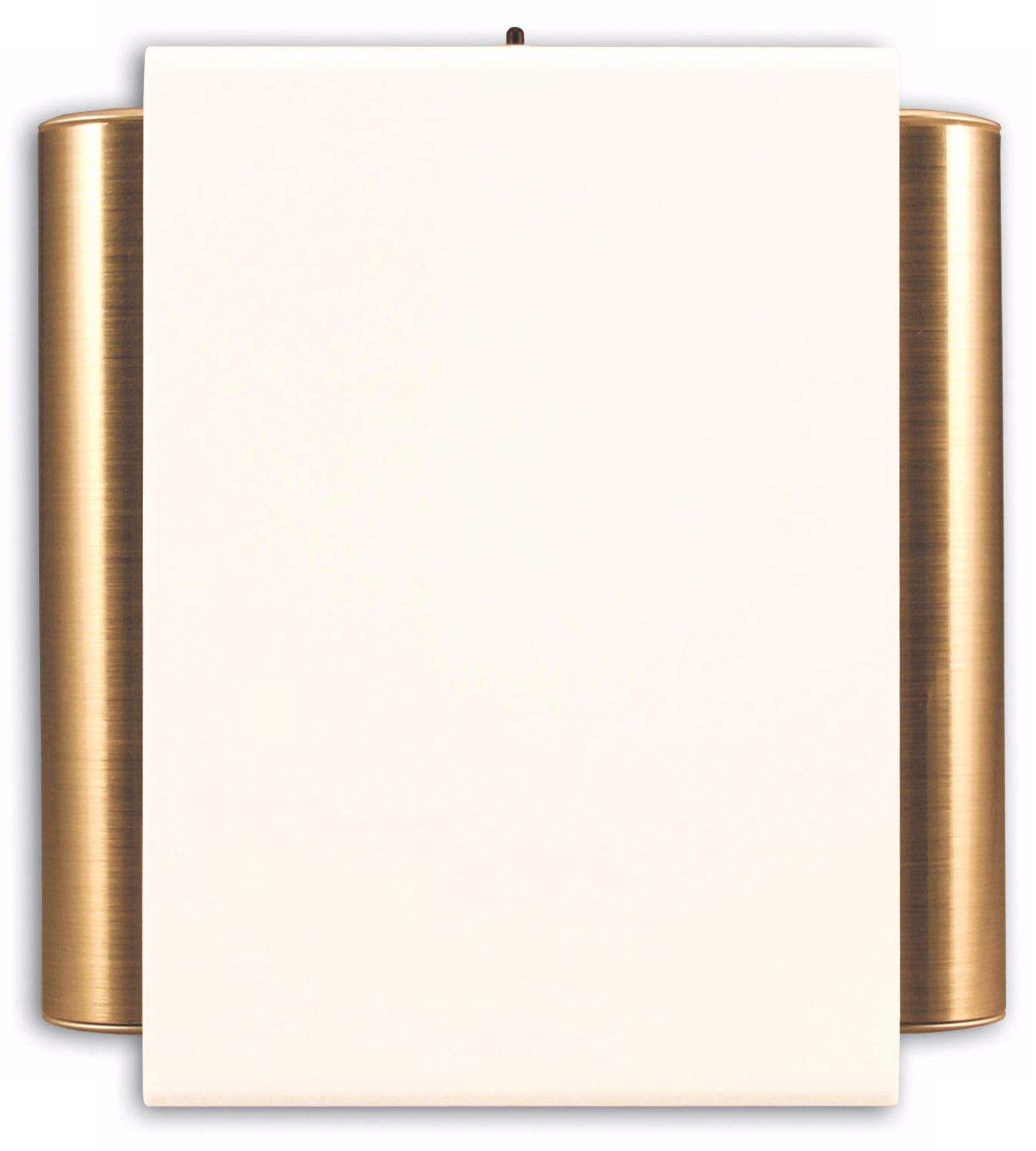 Classic White with Brass Side Tubes Door Chime