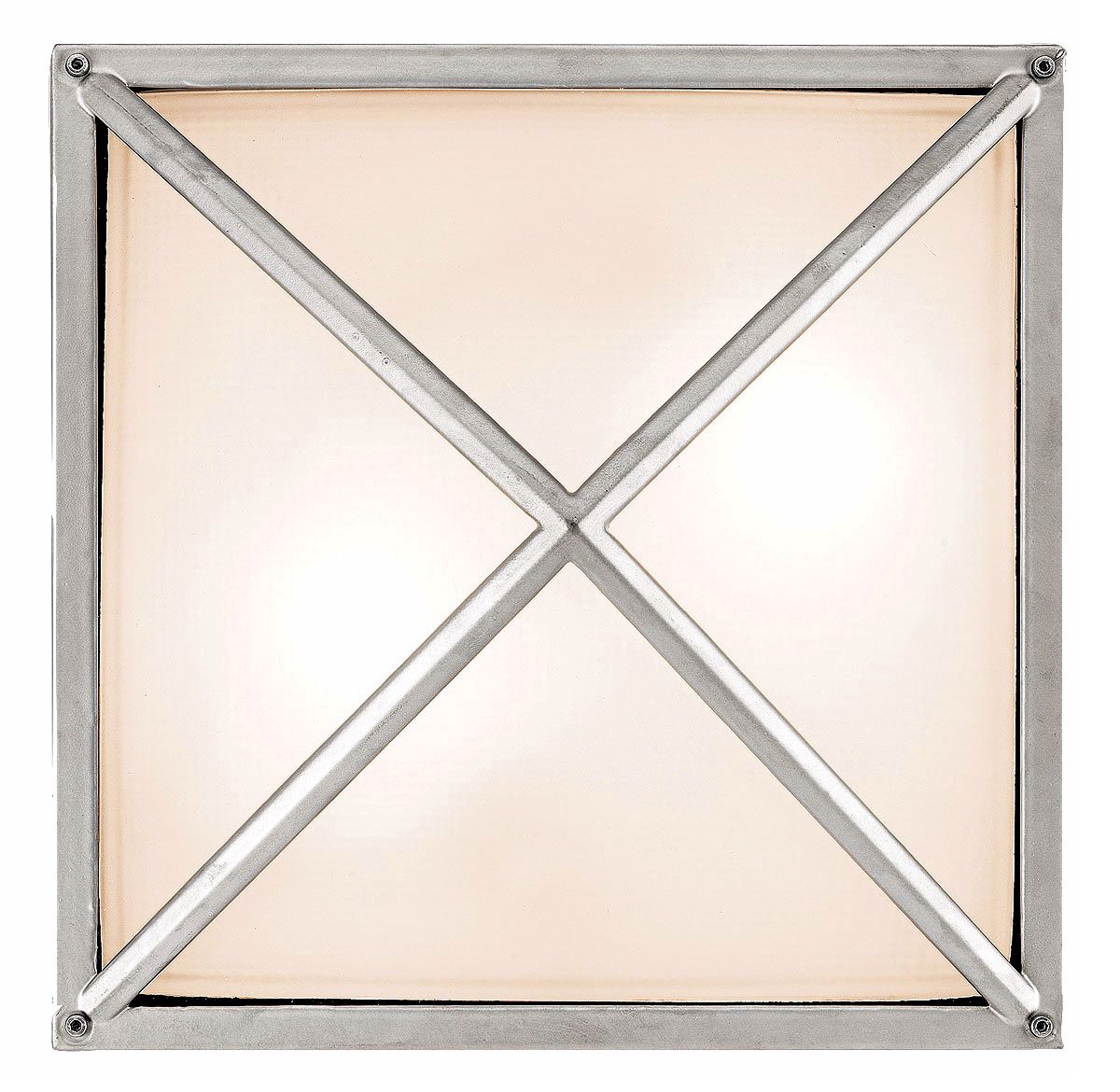 Oden Bulkhead Satin Silver 10 1/2" High Outdoor Wall Sconce