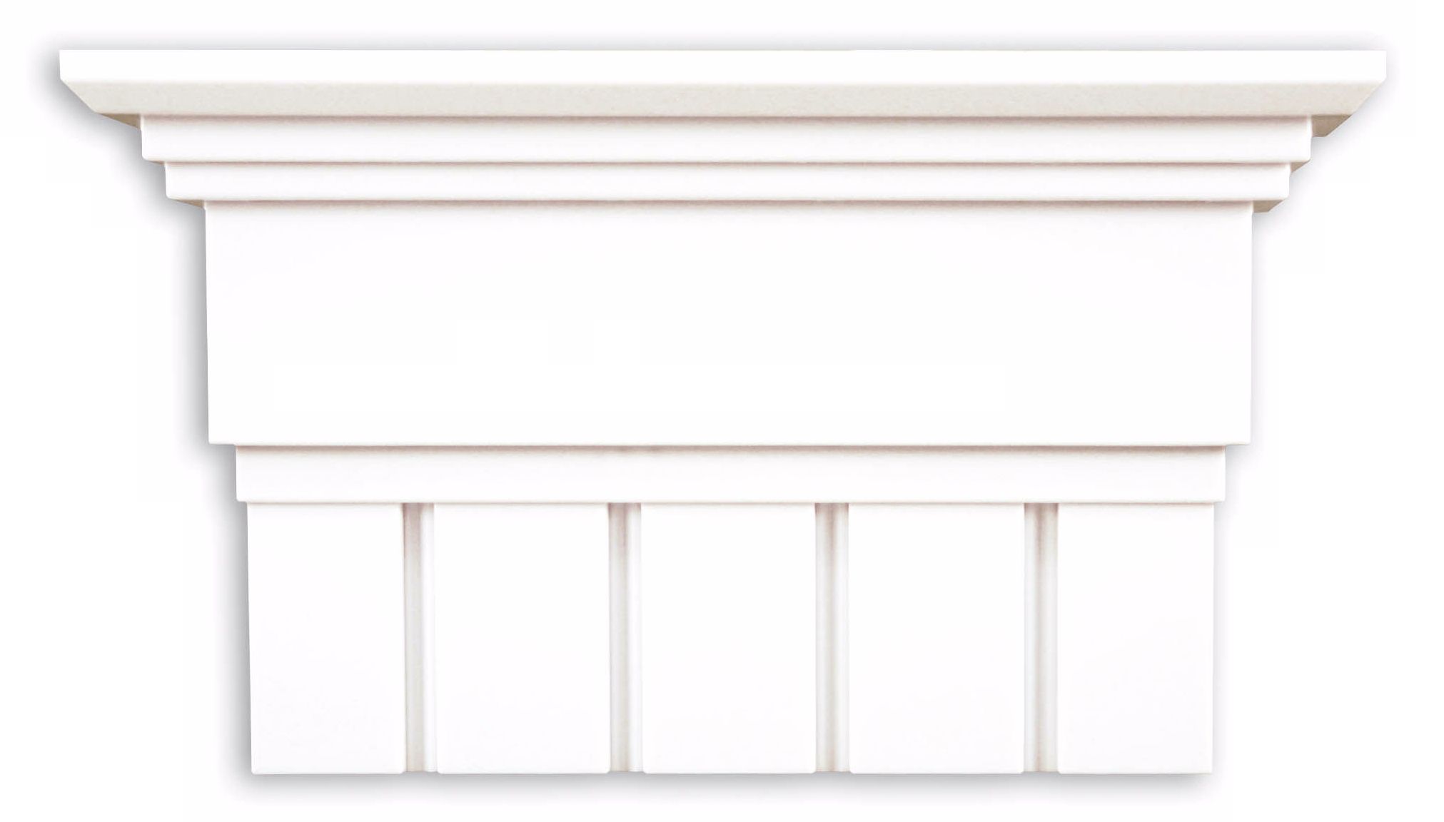 Modern White Column Door Chime