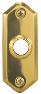 Polished Brass Lighted Push Button Doorbell Button K6241