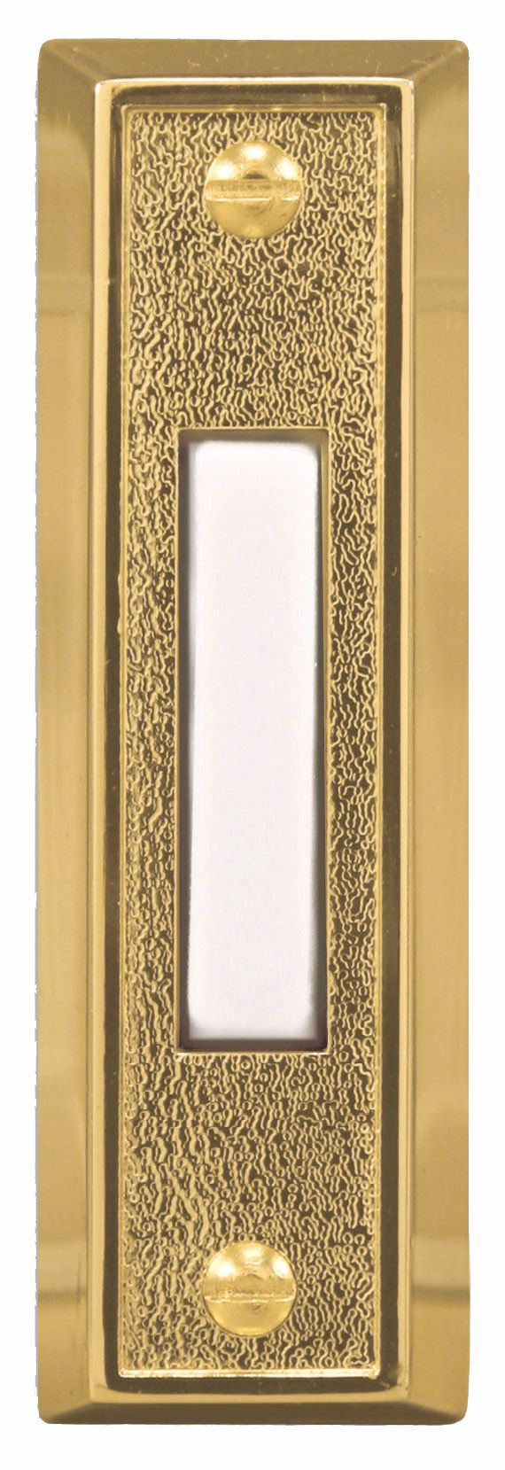 Basic Series Gold Crinkle Doorbell Button