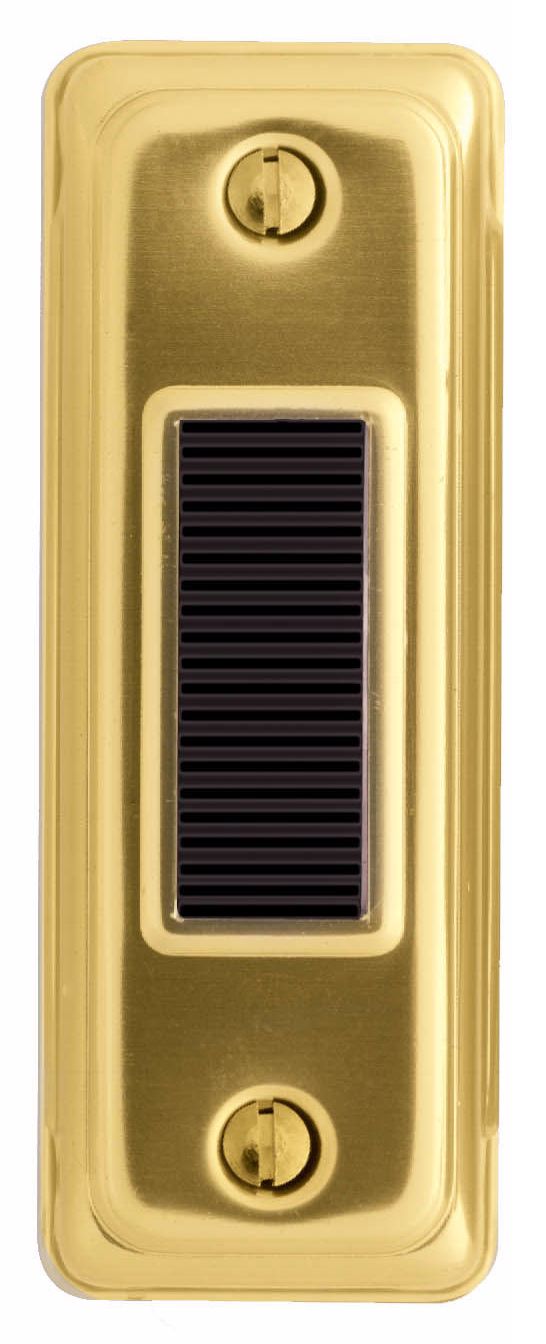 Basic Series Gold with Black Button Doorbell Button