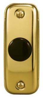 Basic Series Gold with Round Black Button Doorbell Button K6279