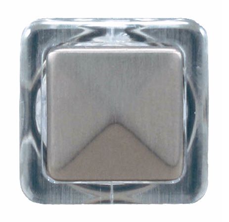 Satin Nickel Finish Square Doorbell Button Insert