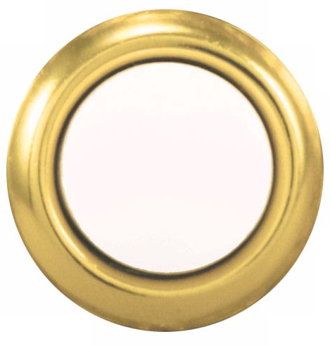 Gold and Pearl Finish Round Doorbell Button Insert