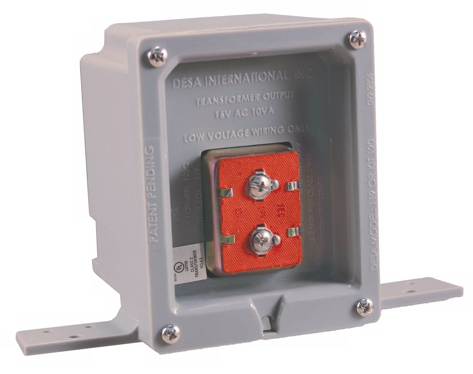 Wired Door Chime 16 Volt Rough-In Box Transformer
