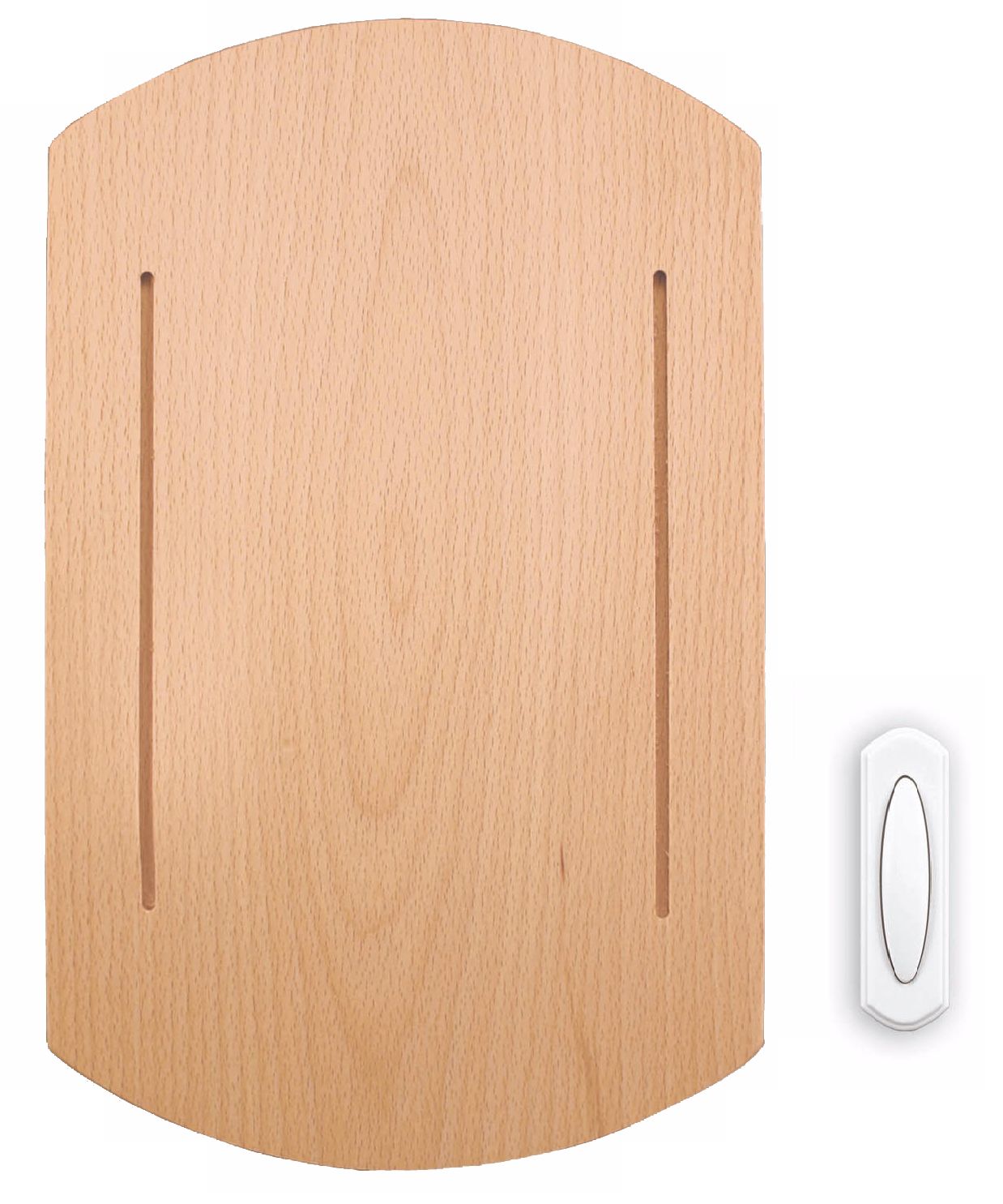 Modern Beech Wood Wireless Door Chime
