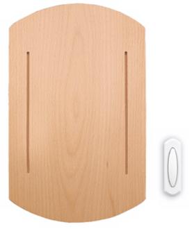 Modern Beech Wood Wireless Door Chime K6380