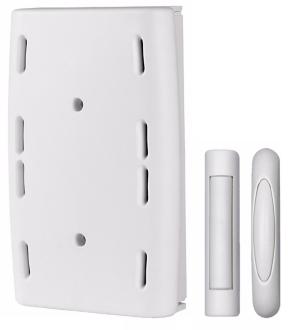 Modern White Finish Wireless 4 34 Wide 2 Button Door Chime K6410