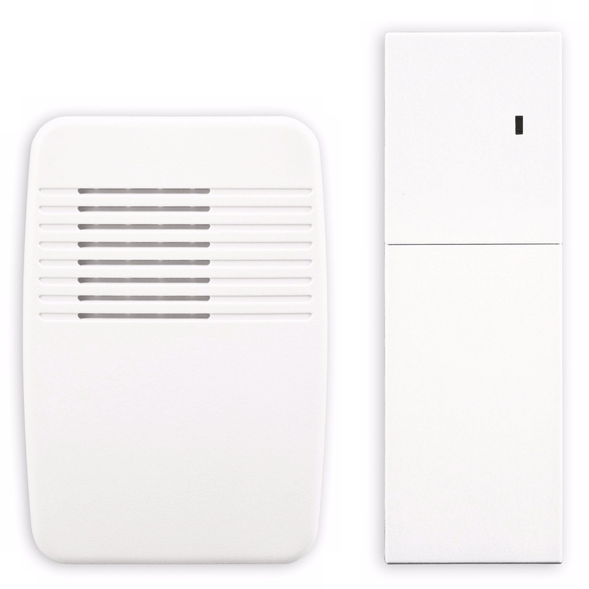 White Finish Indoor Door Chime Extender