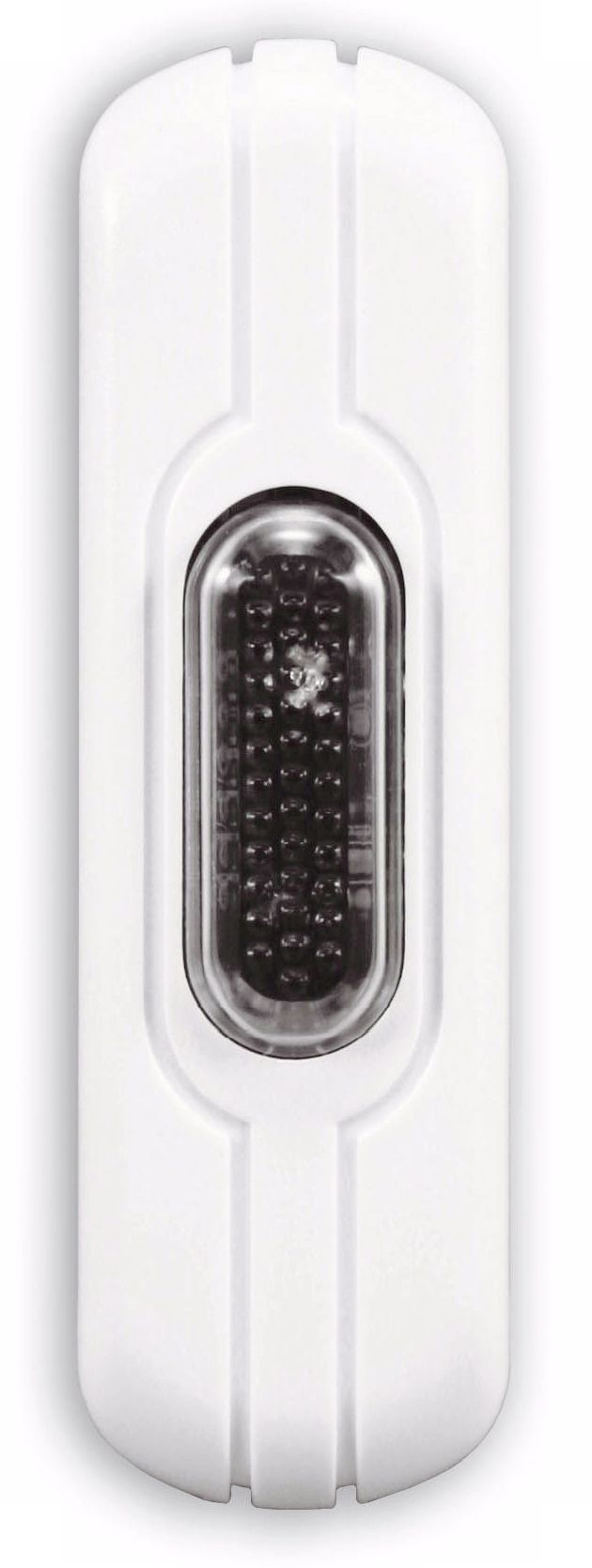 White and Clear Wireless Lighted Doorbell Button