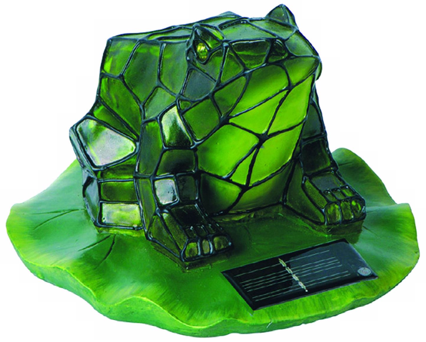Solar Powered Green Frog LED Landscape Accent Light K6487