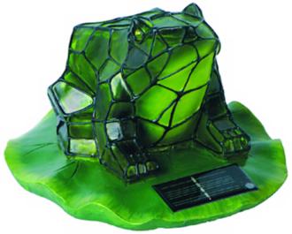 Solar Powered Green Frog LED Landscape Accent Light K6487