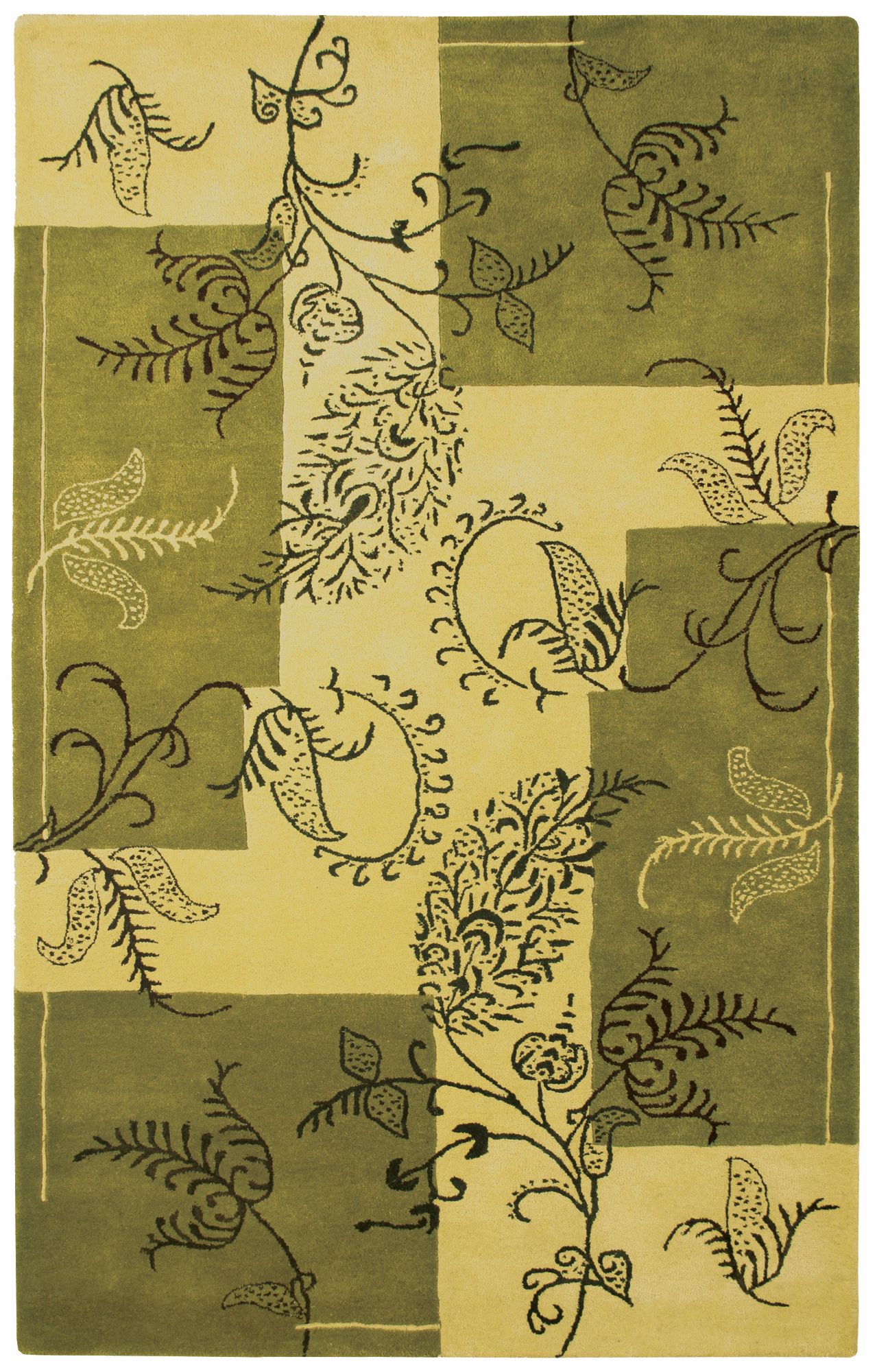 Natural Wool Collection Mossley Area Rug