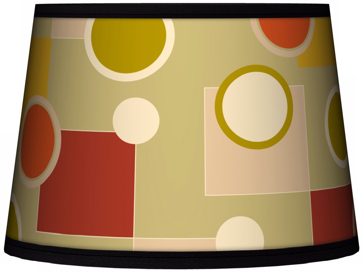 Retro Citrus Medley Tapered Lamp Shade 10x12x8 (Spider)