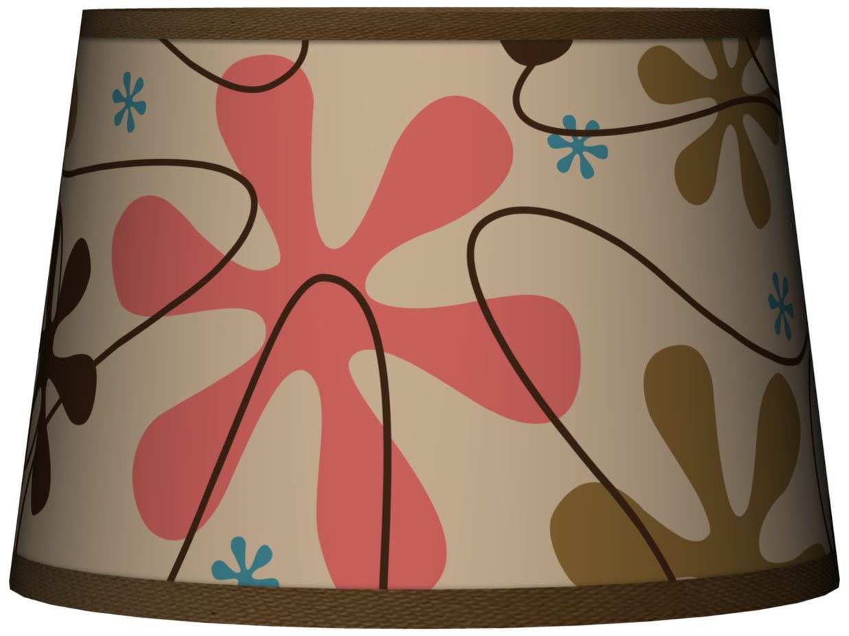 Retro Tapered Lamp Shade 10x12x8 (Spider)