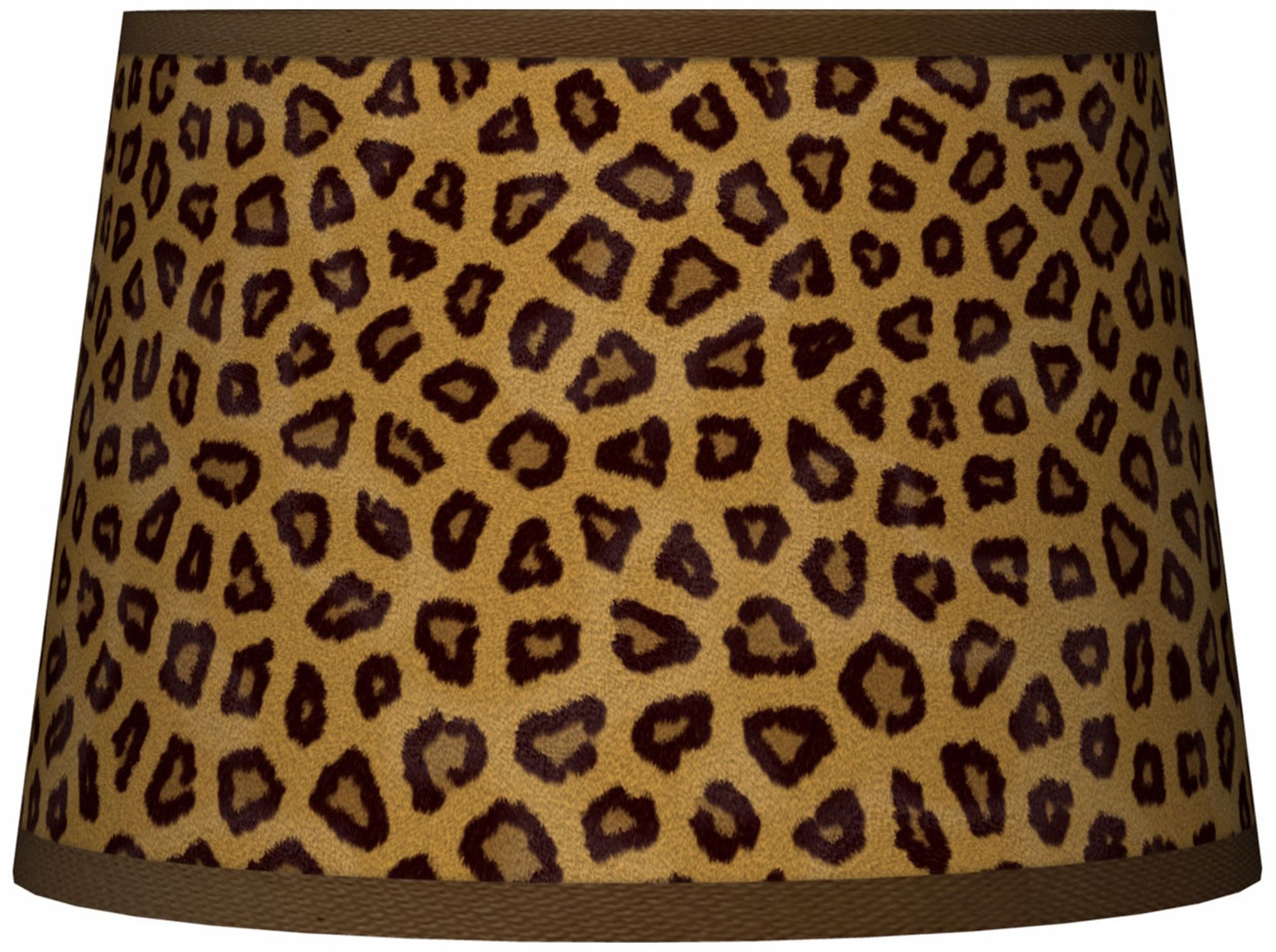 Safari Cheetah Tapered Lamp Shade 10x12x8 (Spider)