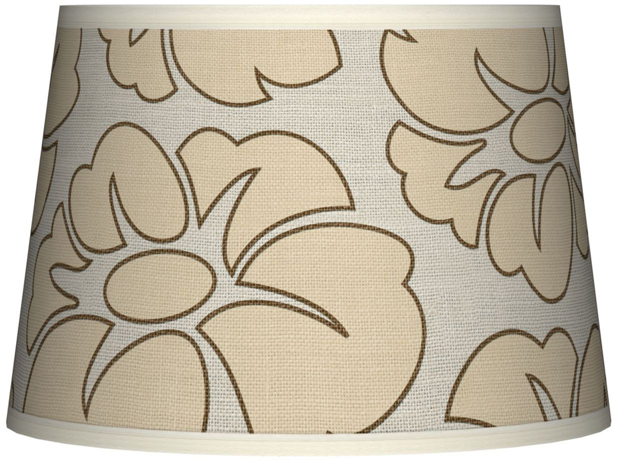 Floral Silhouette Giclee Shade 10x12x8 (Spider)