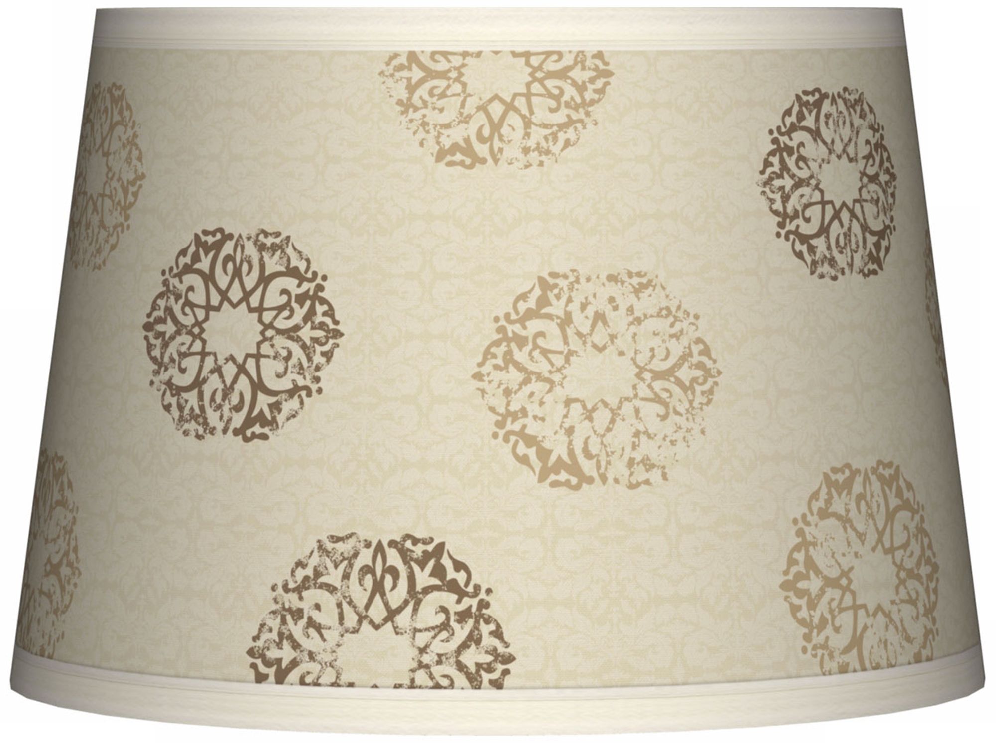 Sand Medallion Tapered Lamp Shade 10x12x8 (Spider)