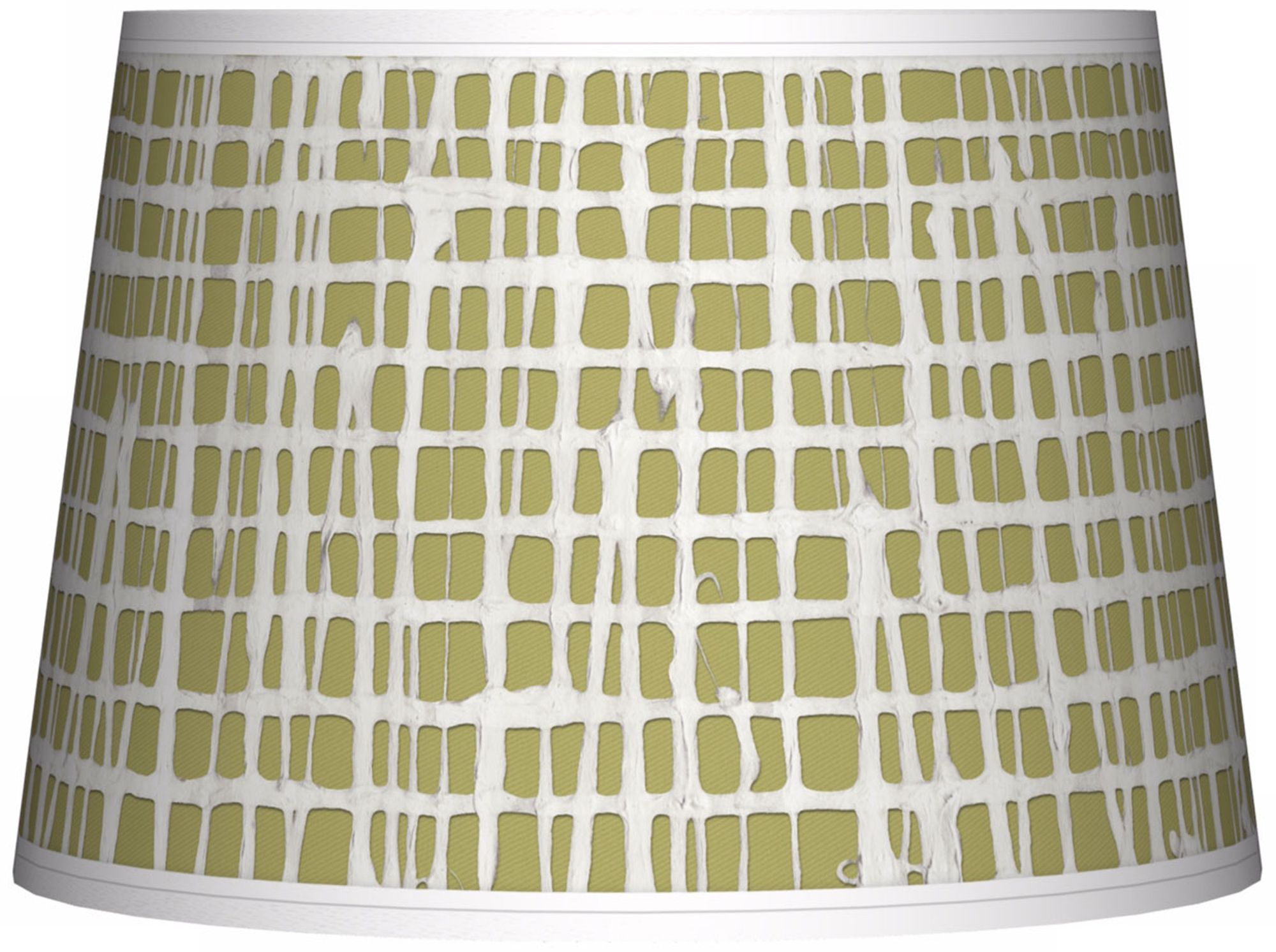 Ecru Screen Linen Tapered Lamp Shade 10x12x8 (Spider)