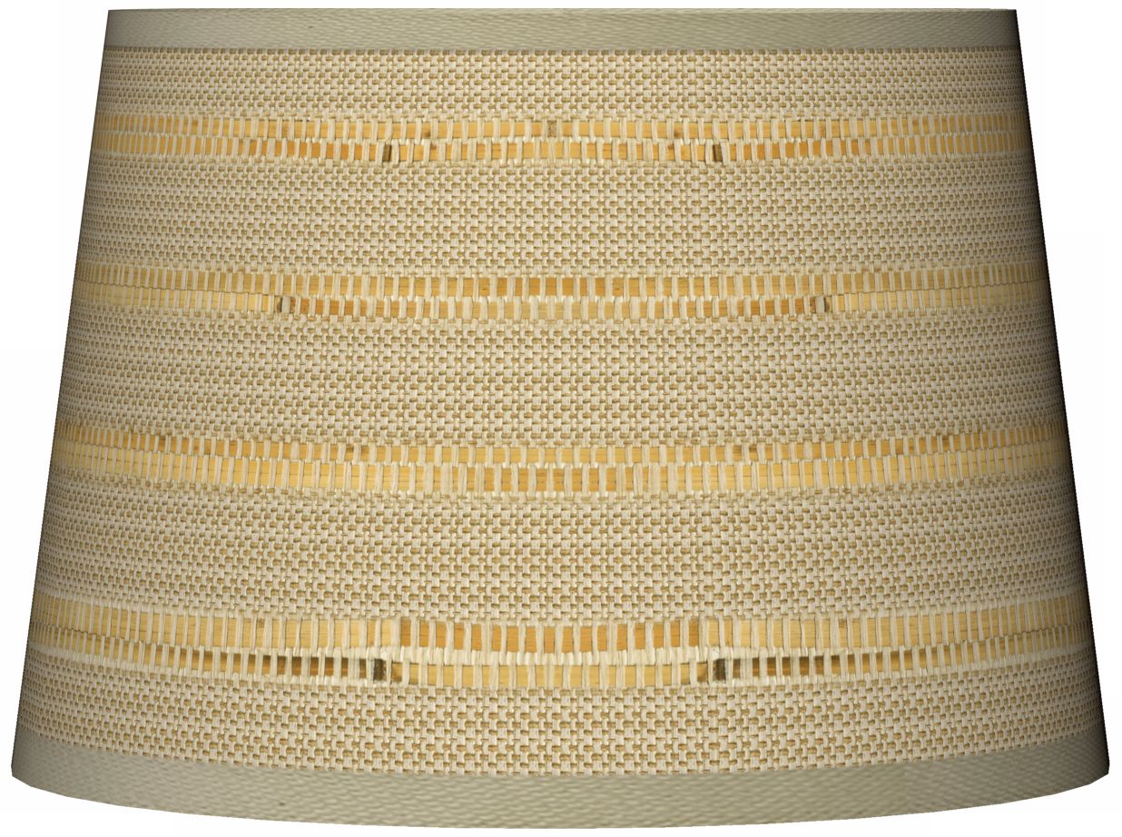 Woven Reed Tapered Giclee Lamp Shade 10x12x8 (Spider)