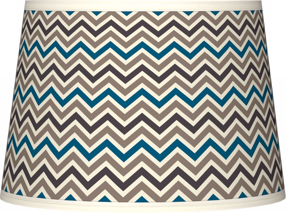 Zig Zag Tapered Lamp Shade 10x12x8 (Spider)