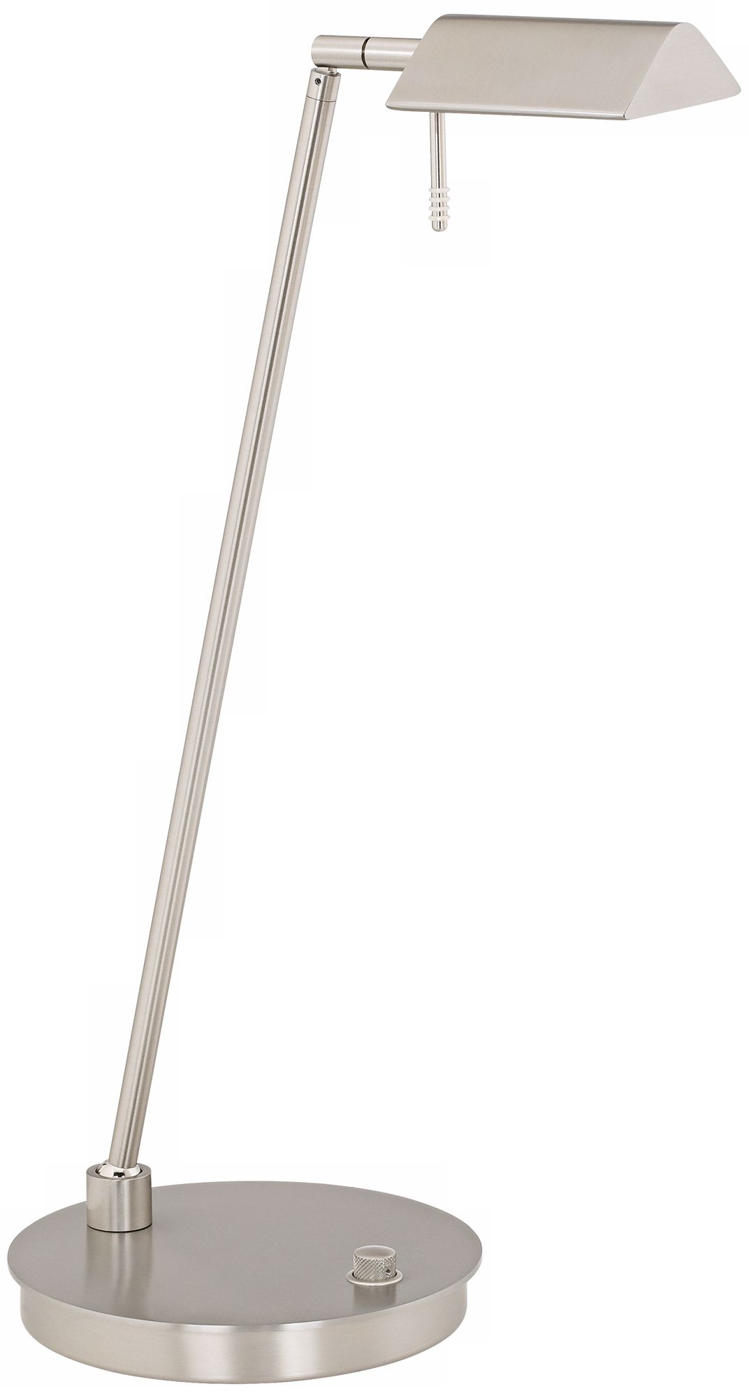 Holtkoetter Bernie Satin Nickel Energy Saver Desk Lamp