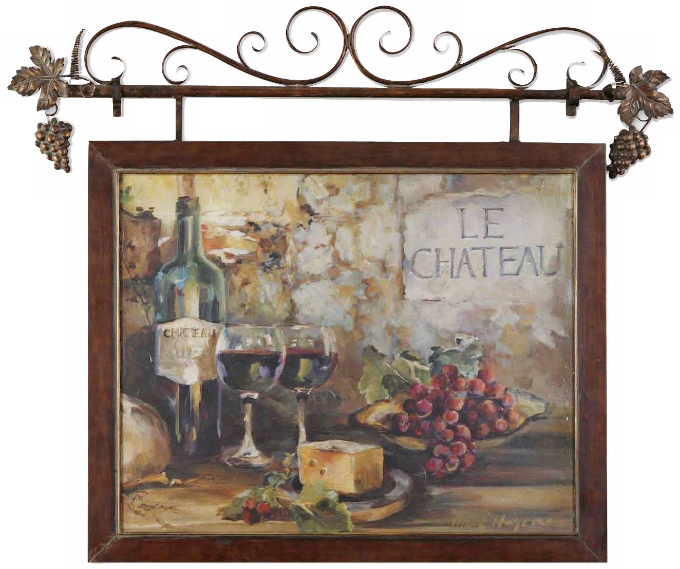 Uttermost Le Chateau Print Sign Wall Art