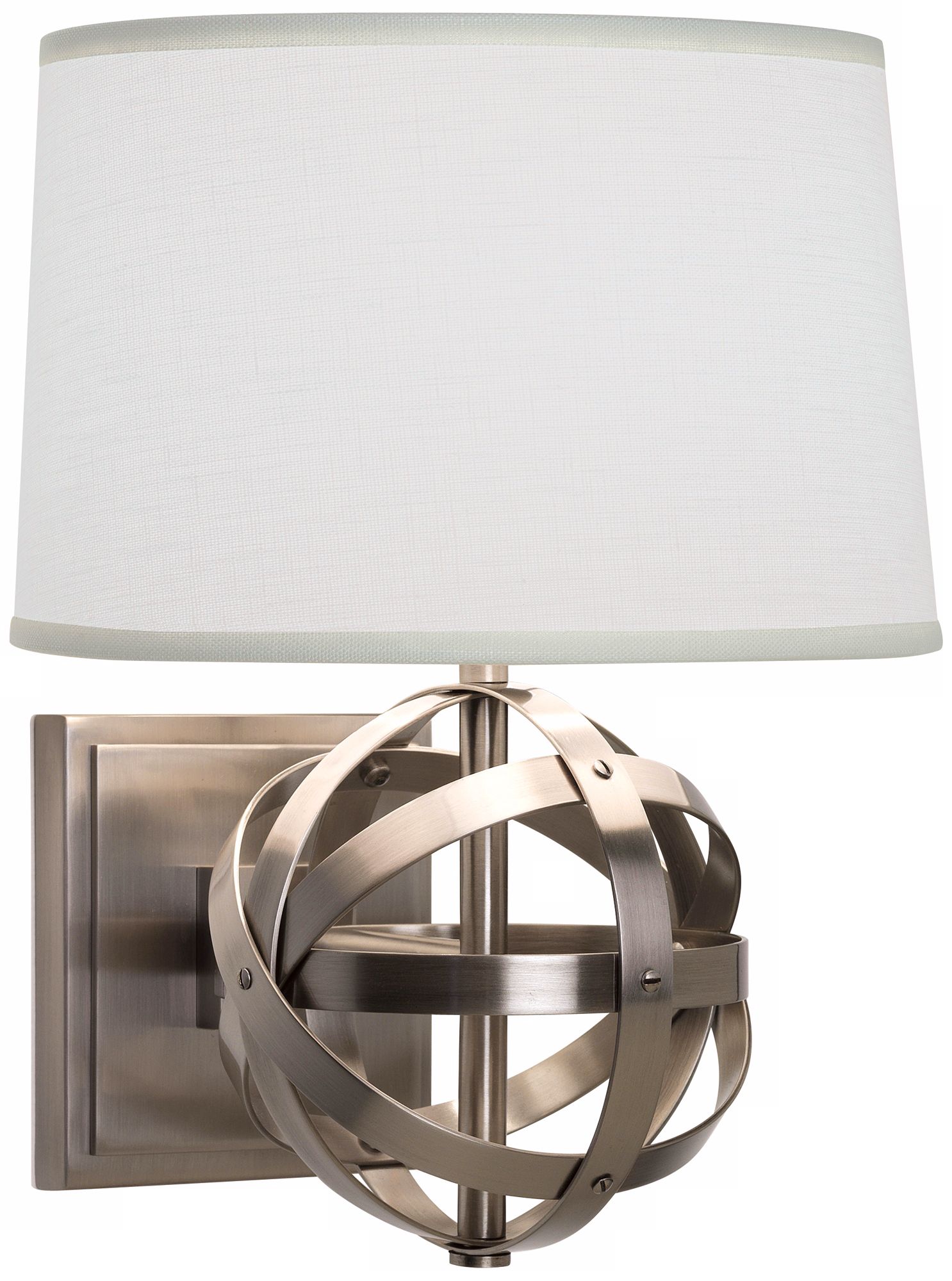 Robert Abbey Lucy Dark Nickel Finish Plug-In Wall Sconce
