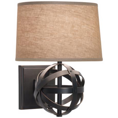 Robert Abbey Lucy Bronze Finish Plug-In Wall Sconce - #K8085 www.lampsplus.com