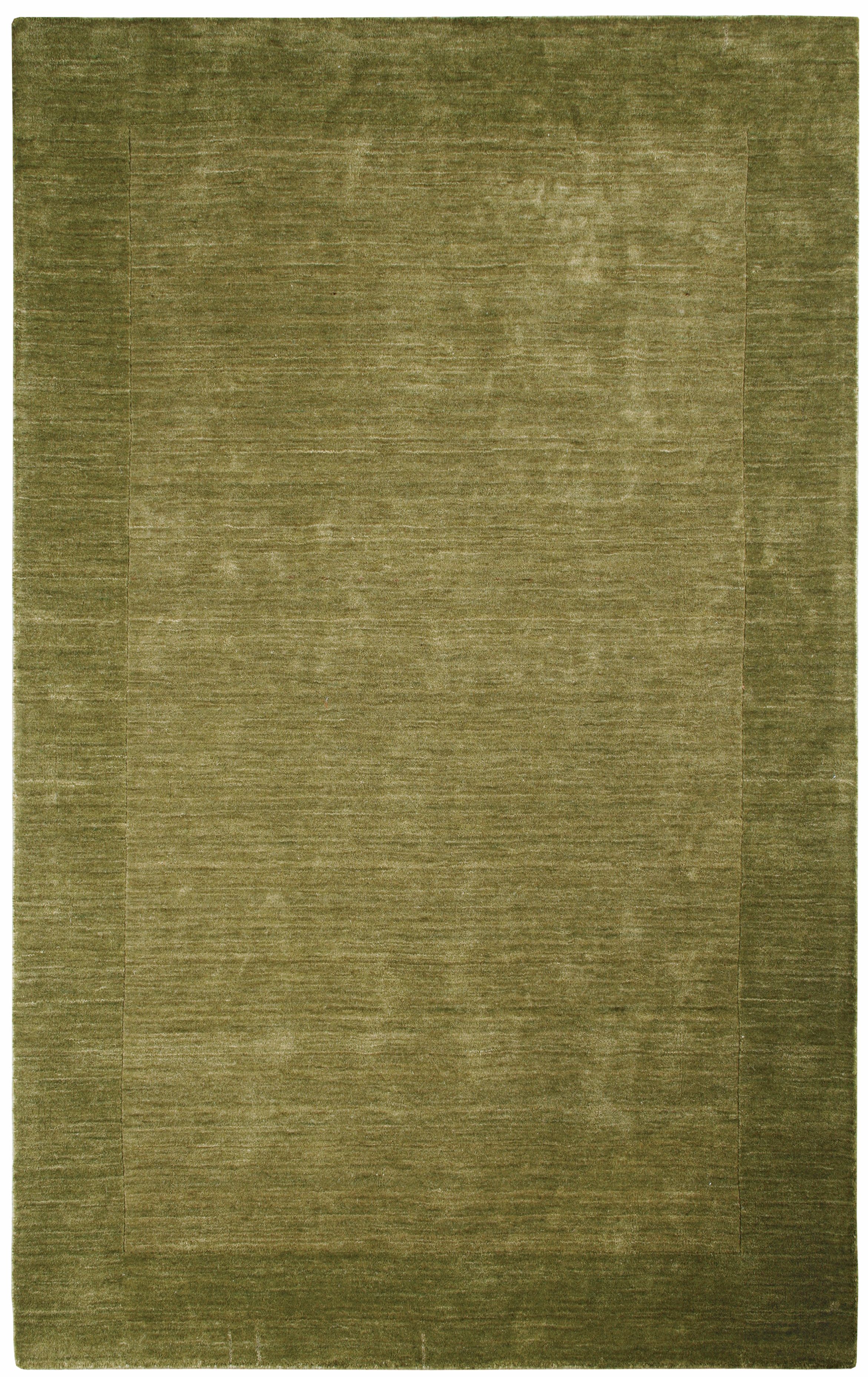 Auckland Collection Fern Green Wool Area Rug