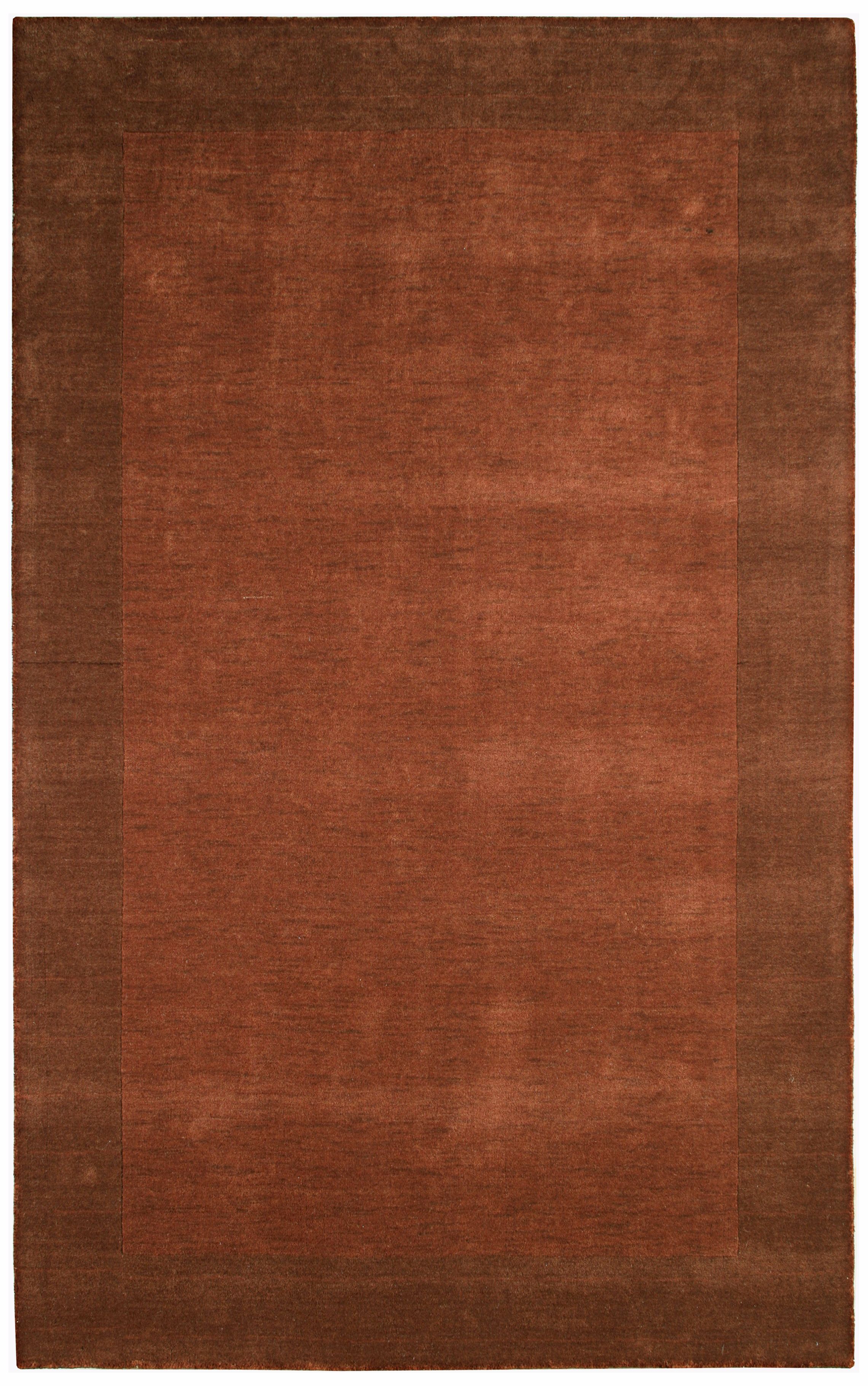 Auckland Collection Sangria Terracotta Wool 3x5 Area Rug K8240