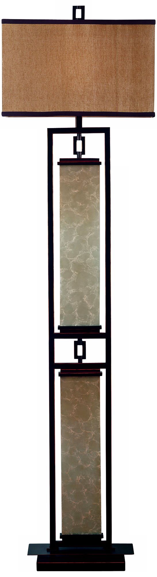 Kenroy Plateau Bronze Finish Floor Lamp