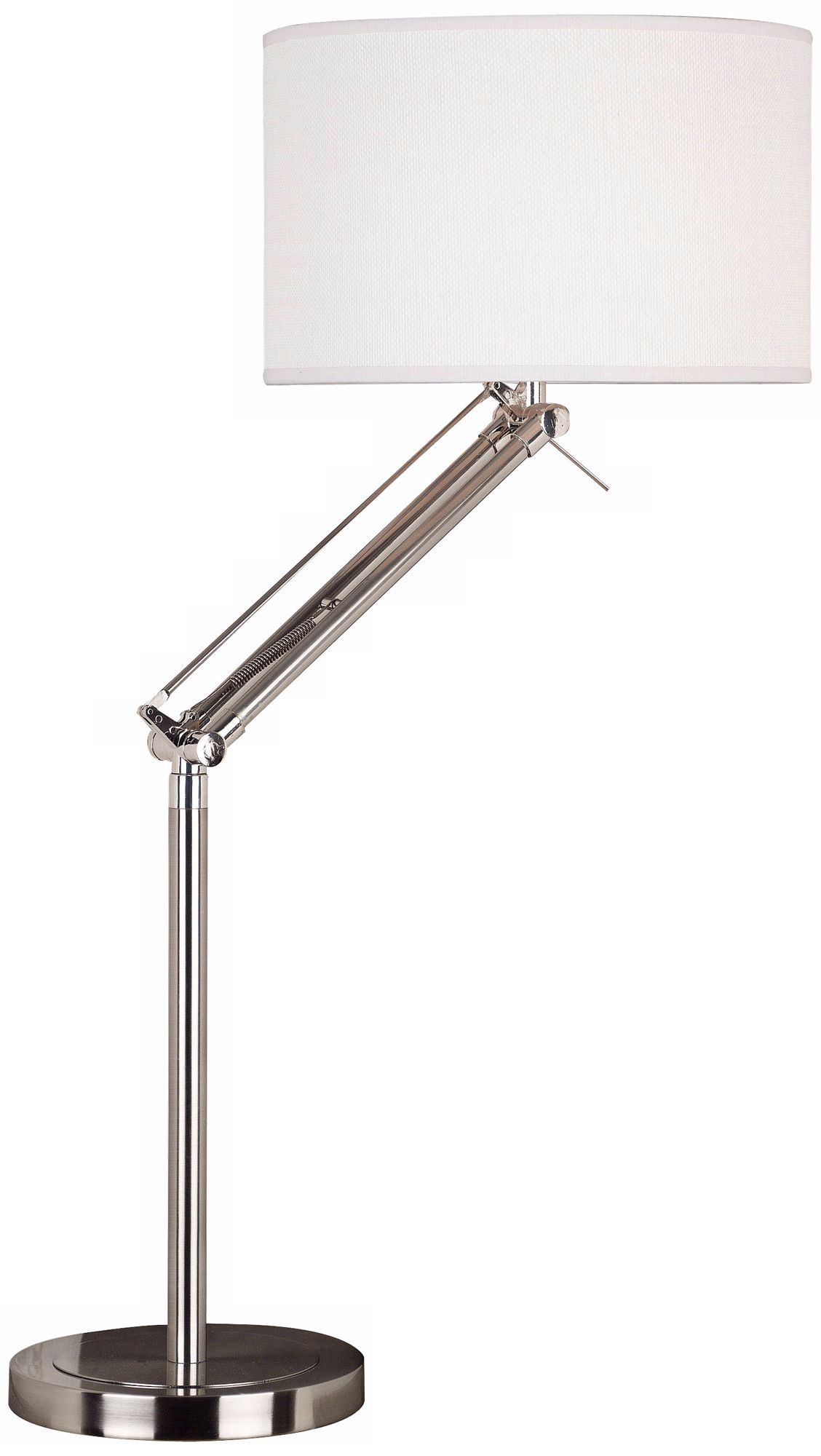 Kenroy Hydra Brushed Steel Adjustable Desk Lamp