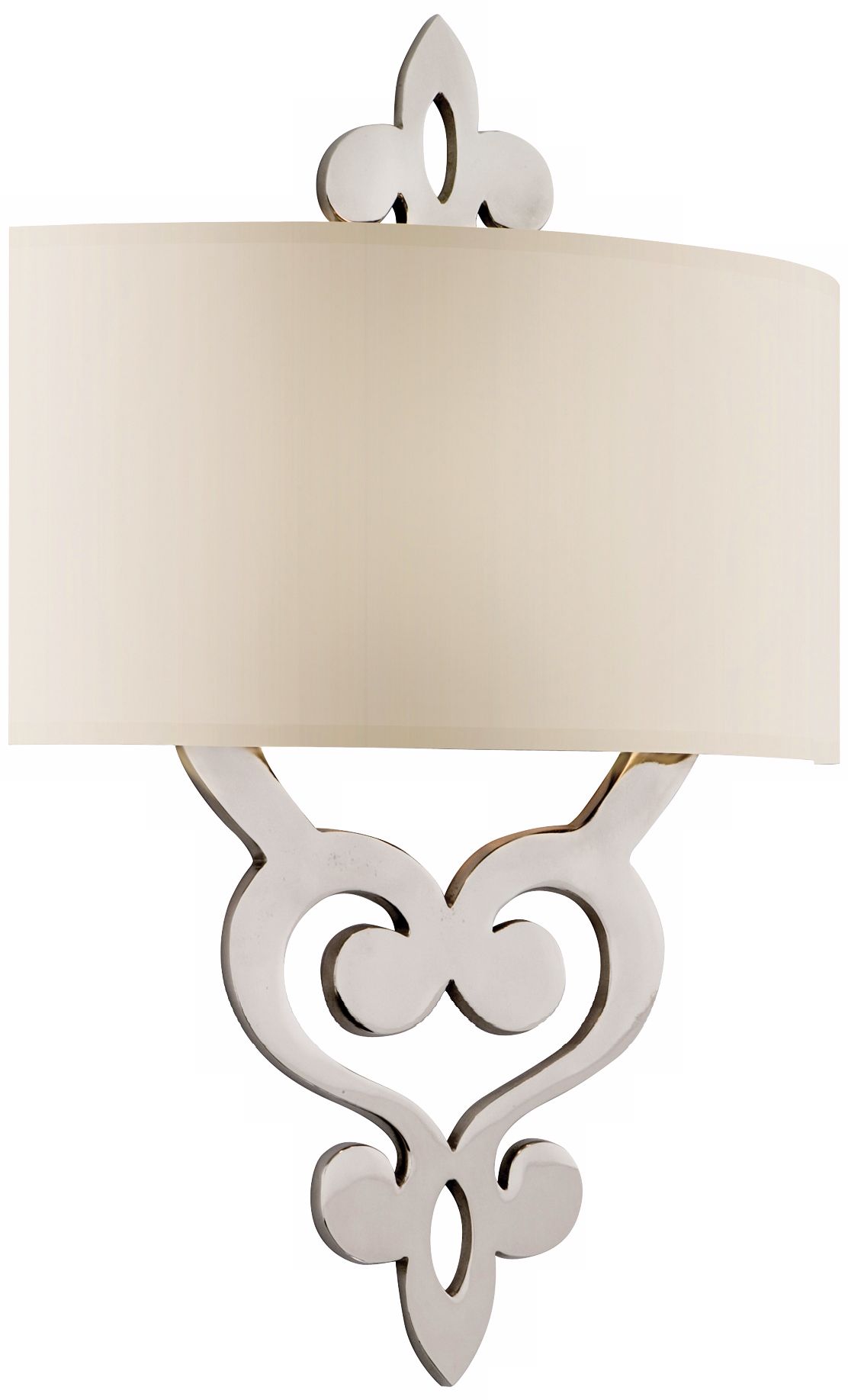 Olivia Polished Nickel 18" High Wall Sconce